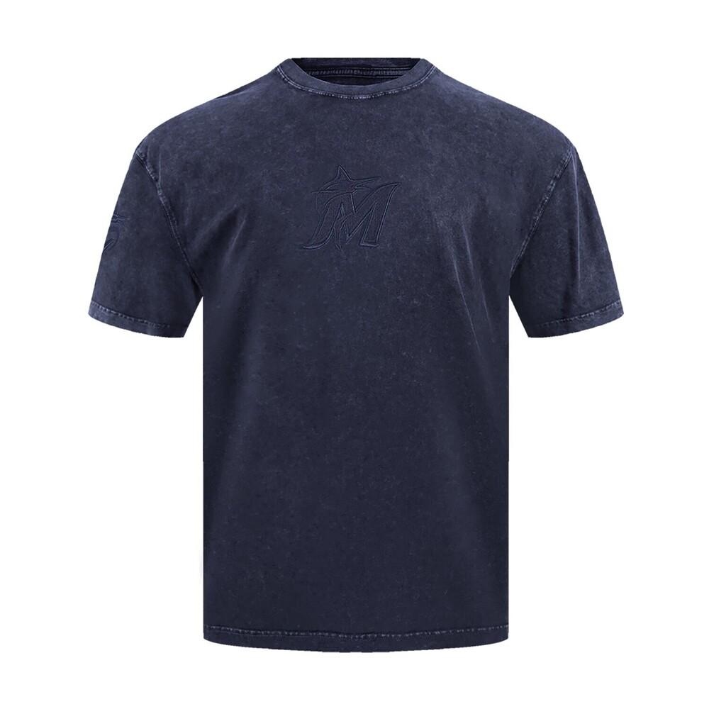PRO STANDARD Miami Marlins Washed Crew -Mens M Washed Blue